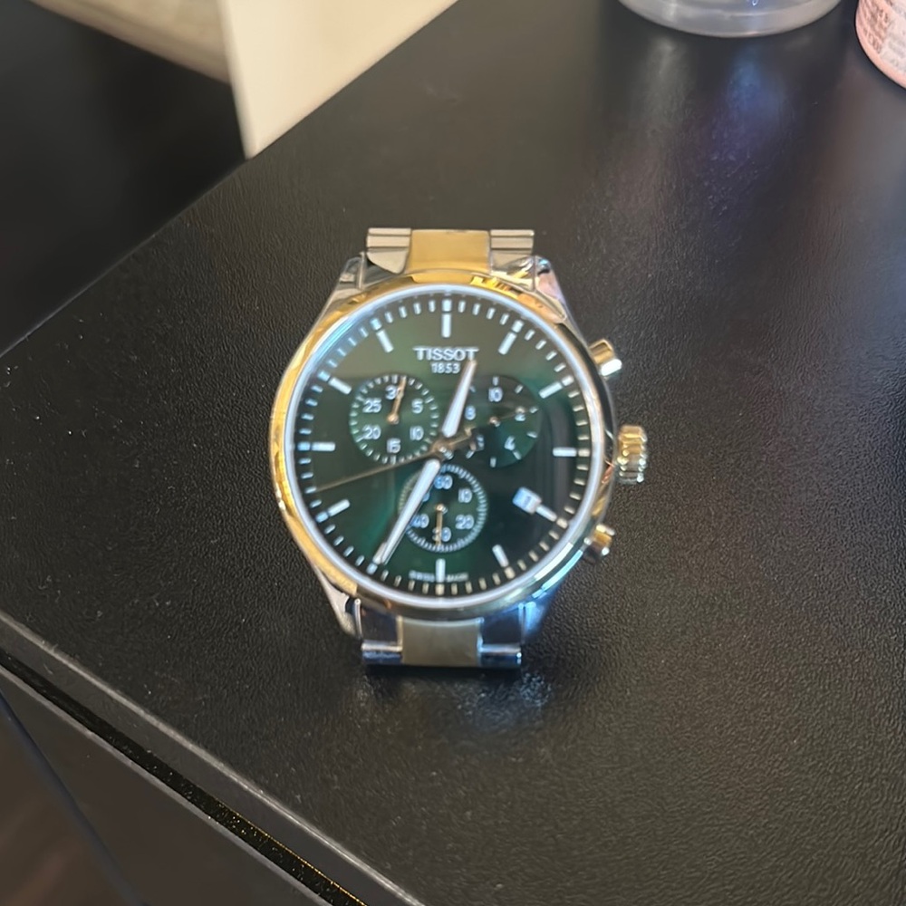 Tissot Men's Watch - Green and Gold